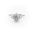 The Lia Set With A 3 Carat Pear Lab Diamond Online Hot Sale