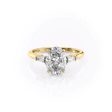 The Liv Set With A 3 Carat Oval Lab Diamond Cheap