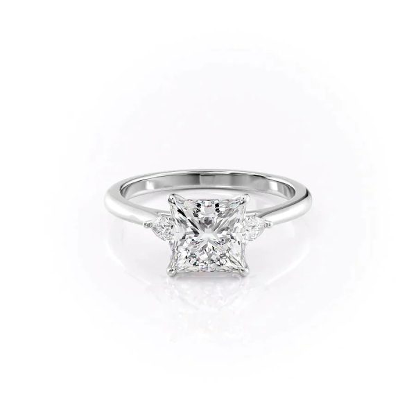 The Pears Liv Set With A 1 Carat Princess Lab Diamond Online Hot Sale