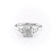 The Lia Set With A 2.5 Carat Cushion Lab Diamond Online Hot Sale