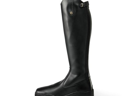 Brogini Modena Easy-Care Vegan Boots Wide Size 43 (9) Black For Sale