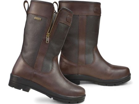 Brogini Abruzzo Mid-Calf Country Boot 38 (5) Brown Online Hot Sale