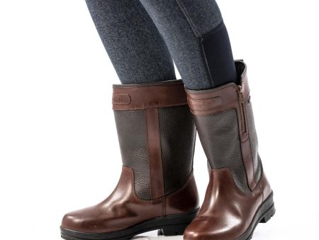 Brogini Abruzzo Mid-Calf Country Boot 37 (4.5) Brown Online Sale