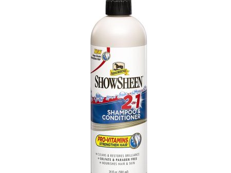 Absorbine Showsheen 2-In-1 Shampoo & Conditioner 591ml on Sale