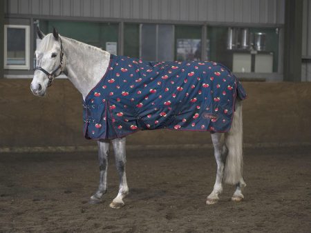 Whitaker Strawberry Turnout Rug 0Gm 5  6  Navy Online Hot Sale