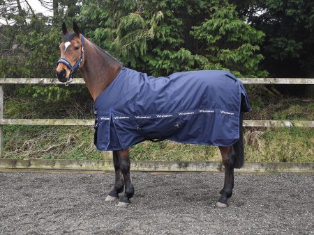 Whitaker Kirby Turnout Rug 100Gm Navy 6  6  Online Hot Sale