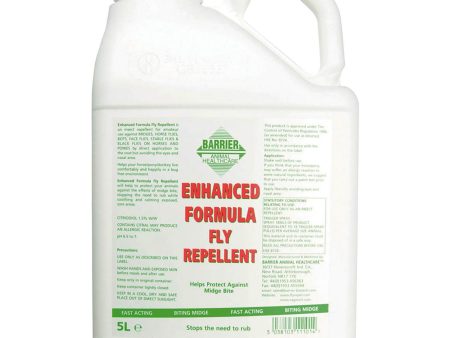 Barrier Enhanced Formula Fly Repellent 5ltr Hot on Sale