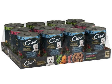 Cesar Natural Goodness Mixed In Loaf  12 x 400g Sale