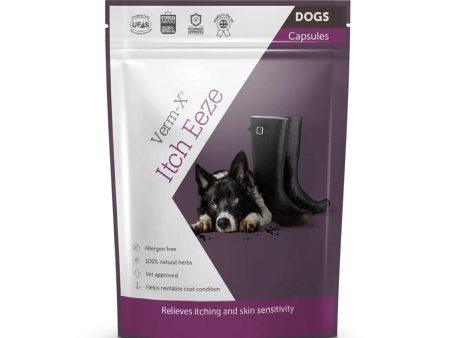 Verm-X Itch-Eeze Herbal Capsules For Dogs 50G on Sale