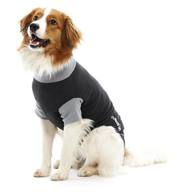 Buster Body Suit For Dogs Black Grey Small For Sale