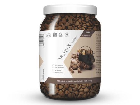 Verm-X Herbal Crunchies For Cats 1Kg For Cheap