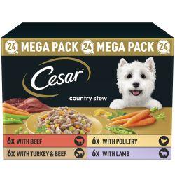 CESAR Country Stew with Chicken & Vegetable in Gravy 24pk 150g Sale