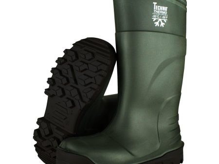 Troya Techno Wellingtons Thermo Safety Size 8 (42) Dark Green Black Adult Discount