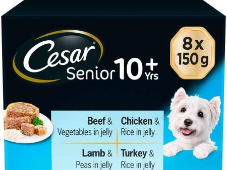 CESAR Senior 10+ in Delicate Jelly 8x150g Hot on Sale