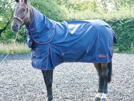 Whitaker Rastrick Turnout Rug Combo 250Gm Navy 5  6  Fashion