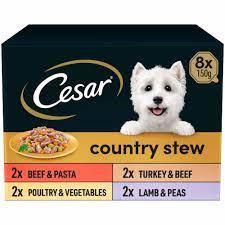 Cesar Country Wet Dog Food Stew Special Selection 8x150g Online Hot Sale