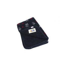 aniMate Blanket Navy Paw Small 1x29x24  For Discount