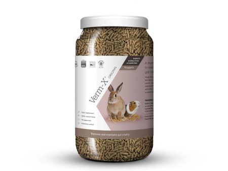 Verm-X Herbal Nuggets For Rabbits, Guinea Pigs & Hamsters 1.5Kg Online now