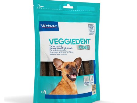 Virbac Veggiedent Fr3Sh Chews For Dogs 15 Pack Extra Small For Sale