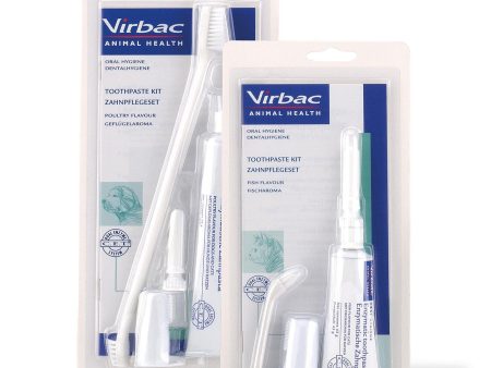 Virbac Toothpaste Kit For Dogs Poultry Flavour Supply