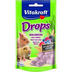 Vitakraft Small Animal Drops - Wildberry, 75g on Sale