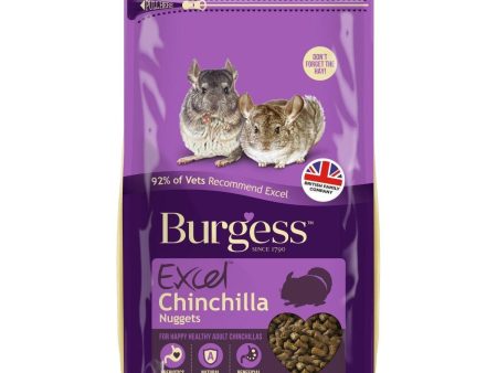 Burgess Excel Chinchilla Nuggets, 1.5kg on Sale