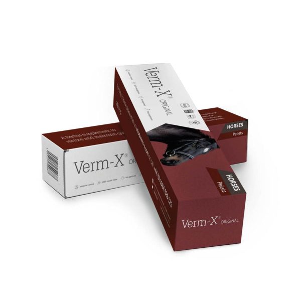 Verm-X Herbal Pellets For Horses & Ponies 12 X 250G Box For Discount