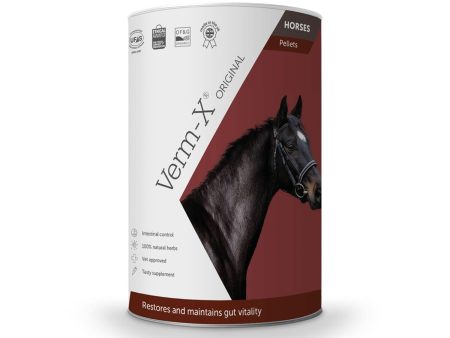 Verm-X Herbal Pellets For Horses & Ponies 750G Tube Supply