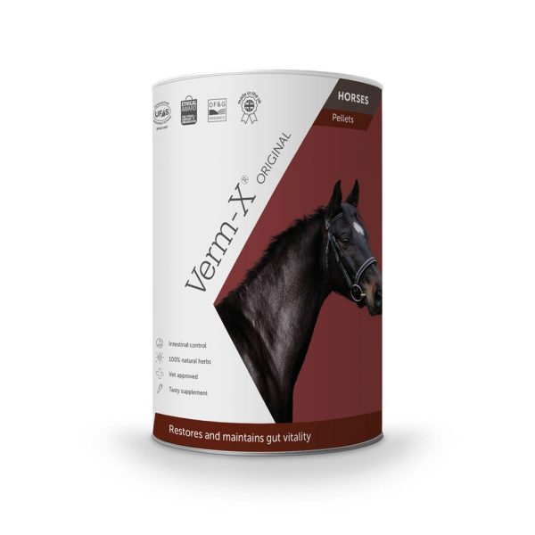 Verm-X Herbal Pellets For Horses & Ponies 750G Tube Supply