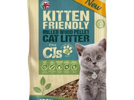 CJ s Kitten Wood Litter, 10ltr For Cheap