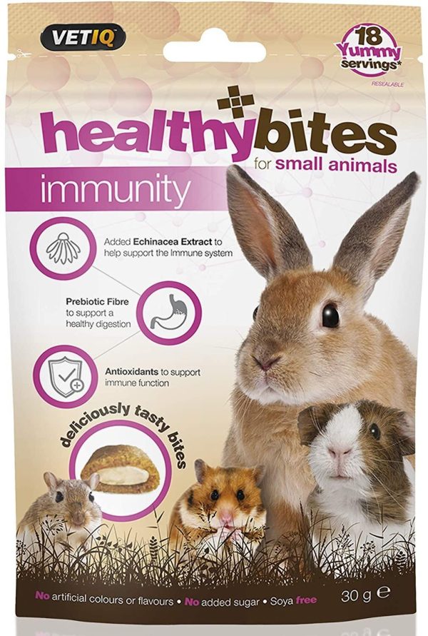 VETIQ Healthy Bites Immunity Care Small Animal treats 30g Online