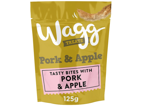 Wagg Pork & Apple Treats, 125g Online now