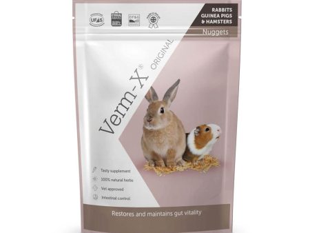 Verm-X Herbal Nuggets For Rabbits, Guinea Pigs & Hamsters 180G Online now