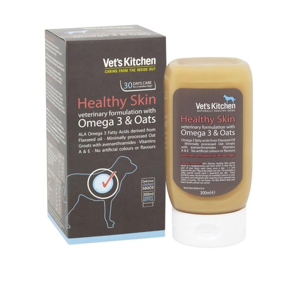 Vet S Kitchen Healthy Skin Omega 3 & Oats 300Ml For Sale