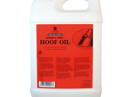 Carr & Day & Martin Vanner Prest Hoof Oil 5ltr Cheap