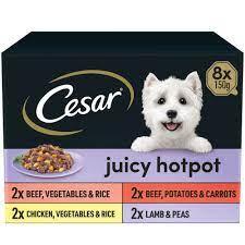 CESAR Juicy Hotpot Mixed Selection 8x150g Online now