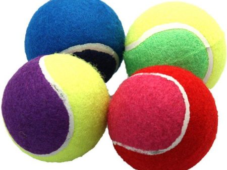 Tennis Ball 2.5  Assorted Pack 4 Fashion