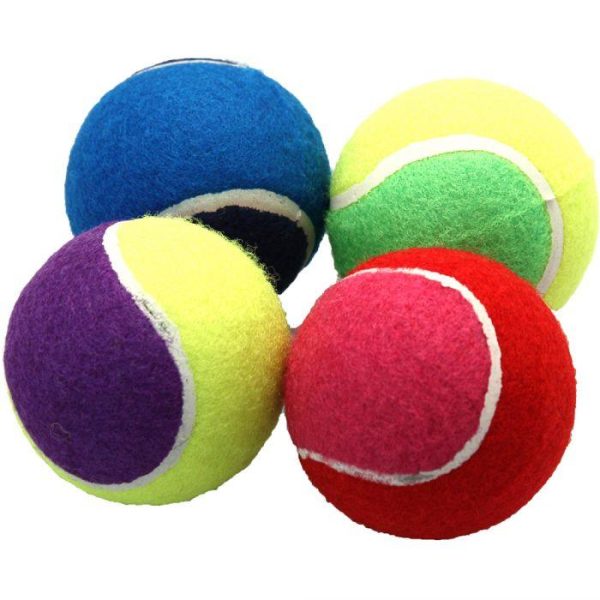 Tennis Ball 2.5  Assorted Pack 4 Fashion