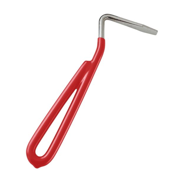 Bitz Hoof Pick Metal Red Fashion