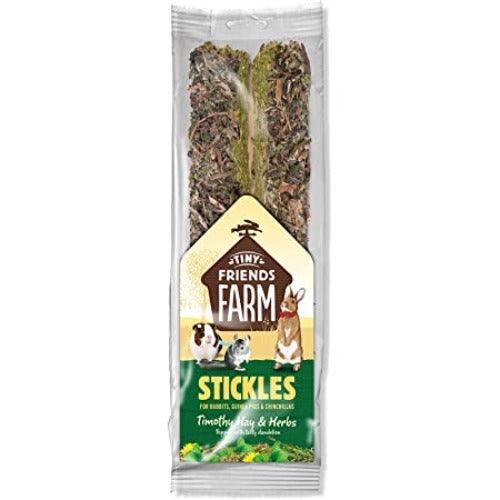 Tiny Friends Farm Stickle Timothy Hay and Herbs 100g on Sale