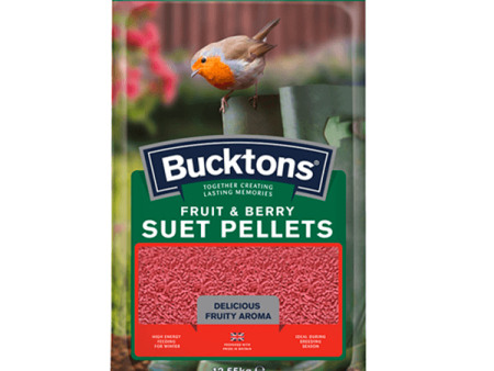 Bucktons Fruit & Berry Suet Pellets 12.55kg Discount