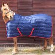 Whitaker Thomas Stable Rug 250Gm 6  3  Navy Red Discount