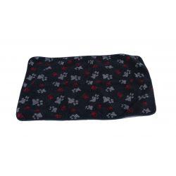 aniMate Blanket Navy Paw Medium 1x49x29  Supply