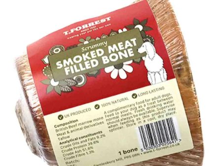 T. Forrest Smoked Meat Filled Bone - Box of 15 Online Sale