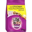 Whiskas Kitten Complete Dry Cat Food Biscuits Chicken 7kg Online now