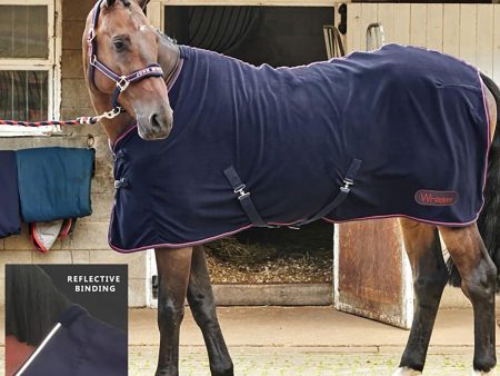 Whitaker Rastrick Fleece Rug Navy Reflective 5  0  Online Sale