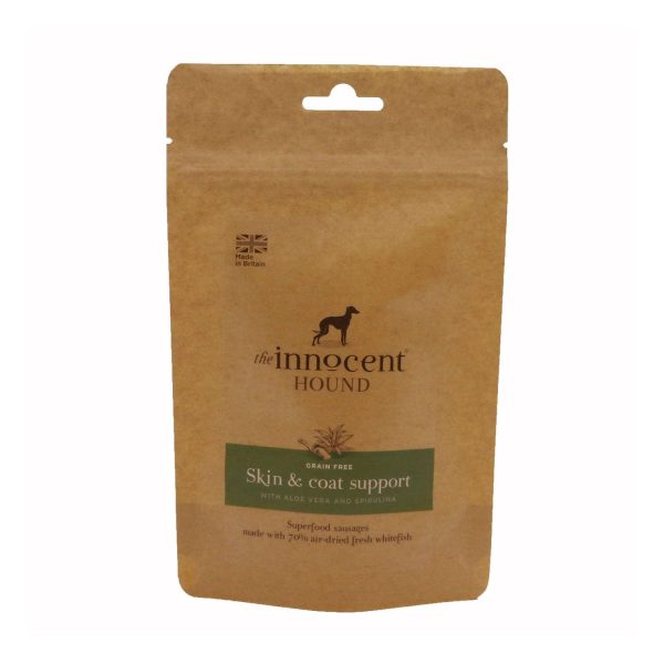 The Innocent Hound Skin & Coat Support Sausage Treats Online now