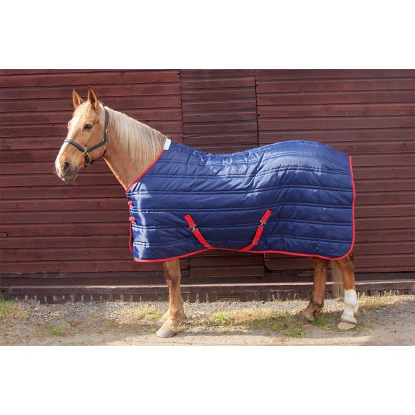 Whitaker Thomas Stable Rug 250Gm 6  9  Navy Red Supply