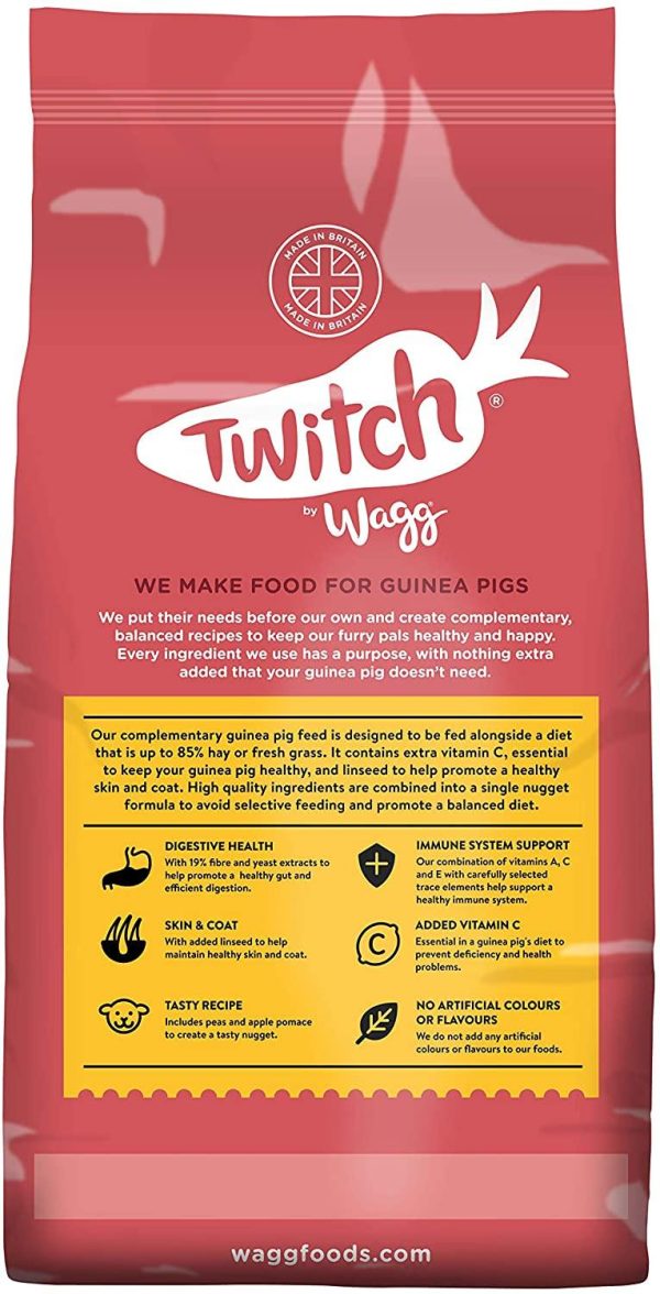 Twitch Guinea Pig Crunch, 2kg Online Sale