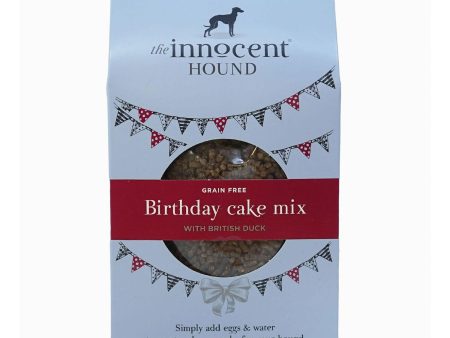 The Innocent Hound Birthday Cake Mix With British Duck 255G on Sale